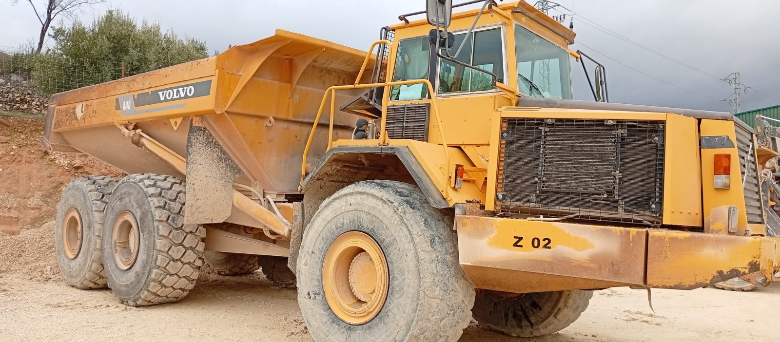 Parte trasera y chasis de Volvo A40 para despiece